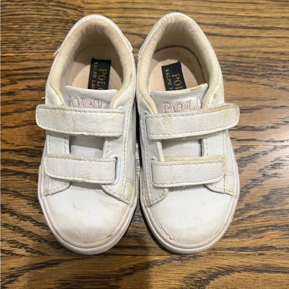 Polo by Ralph Lauren Kids White Sneakers