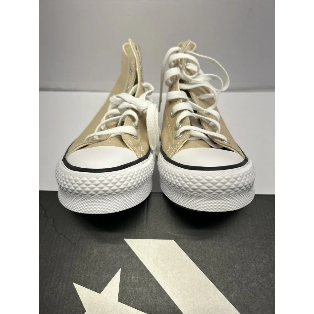 Converse Hi Tops All Star Youth Size 5.5 Nutty Granola White Trim New in Box