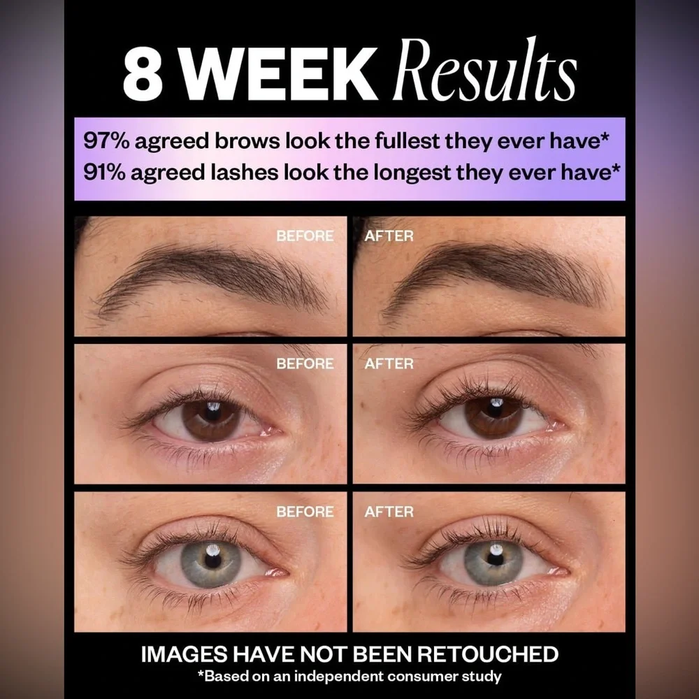 💜 IGK Look Out Lash serum and Brow Peptide Thicker, Fuller Lashes & Brows