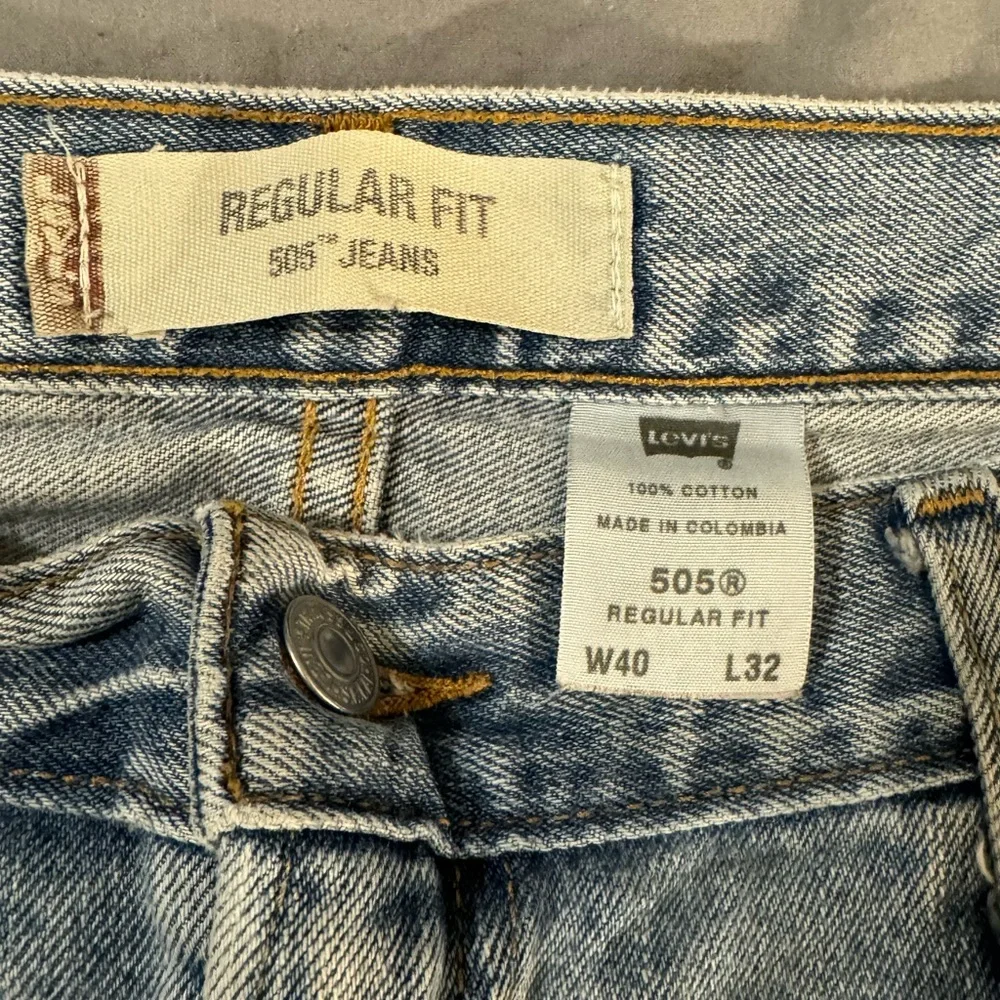 Levi’s 505 Regular Fit Men’s Jeans Size‎ 40x32 100% Cotton