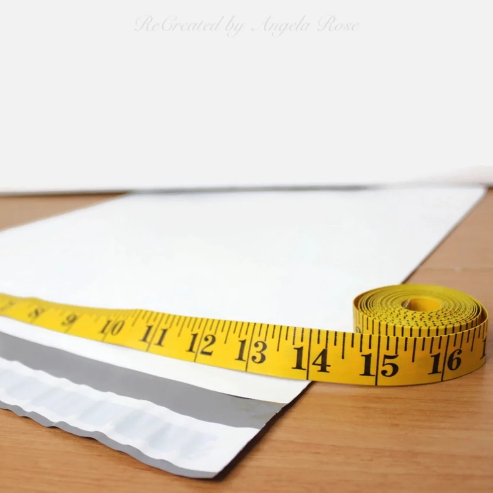 25 14 x 17 Poly Mailers - White - Uline