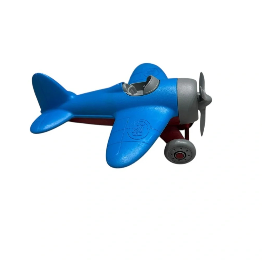 Green Toys: Red & Blue Airplane Toy Made From 100% Plastic