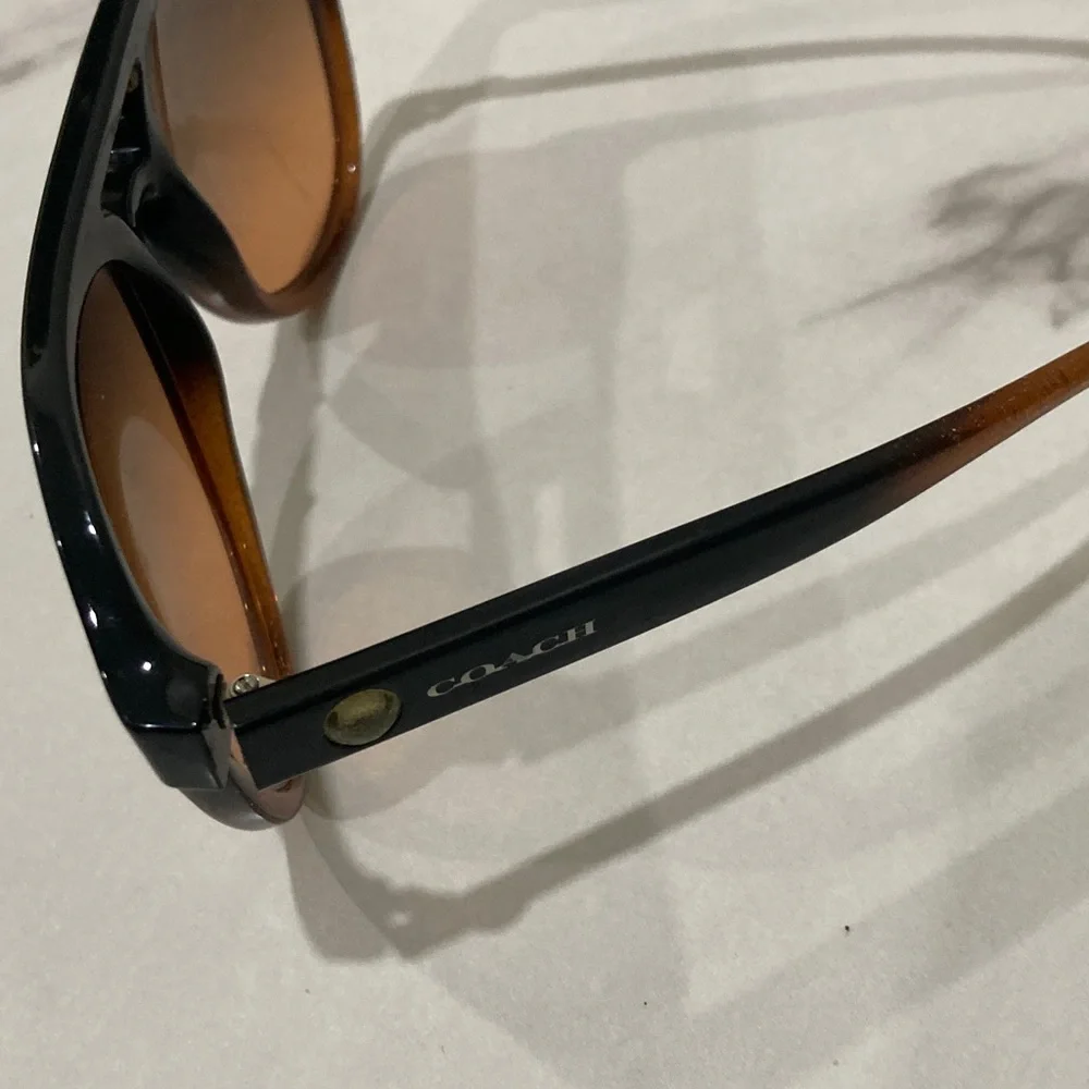 Coach Men's Pilot Sunglasses - Black & Brown