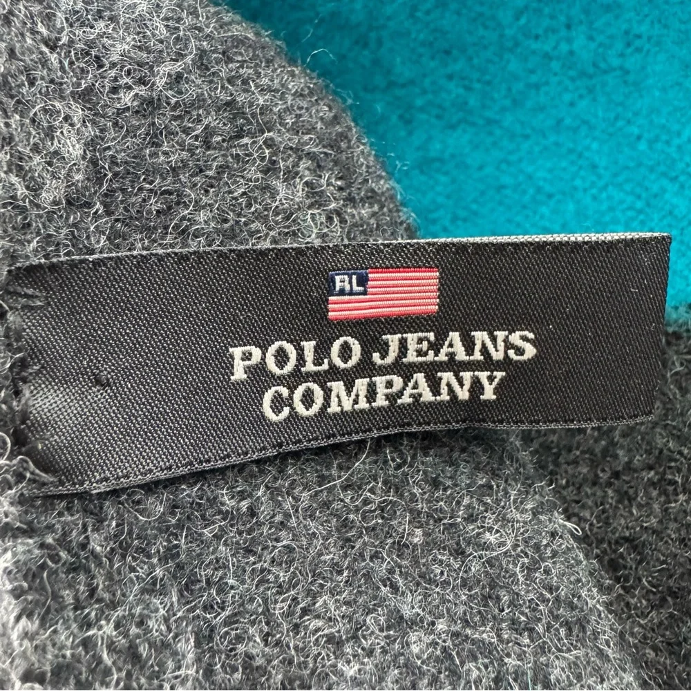 Vintage Ralph Lauren RL Polo Jeans Company Lambs Wool Stripe Scarf Colorblock