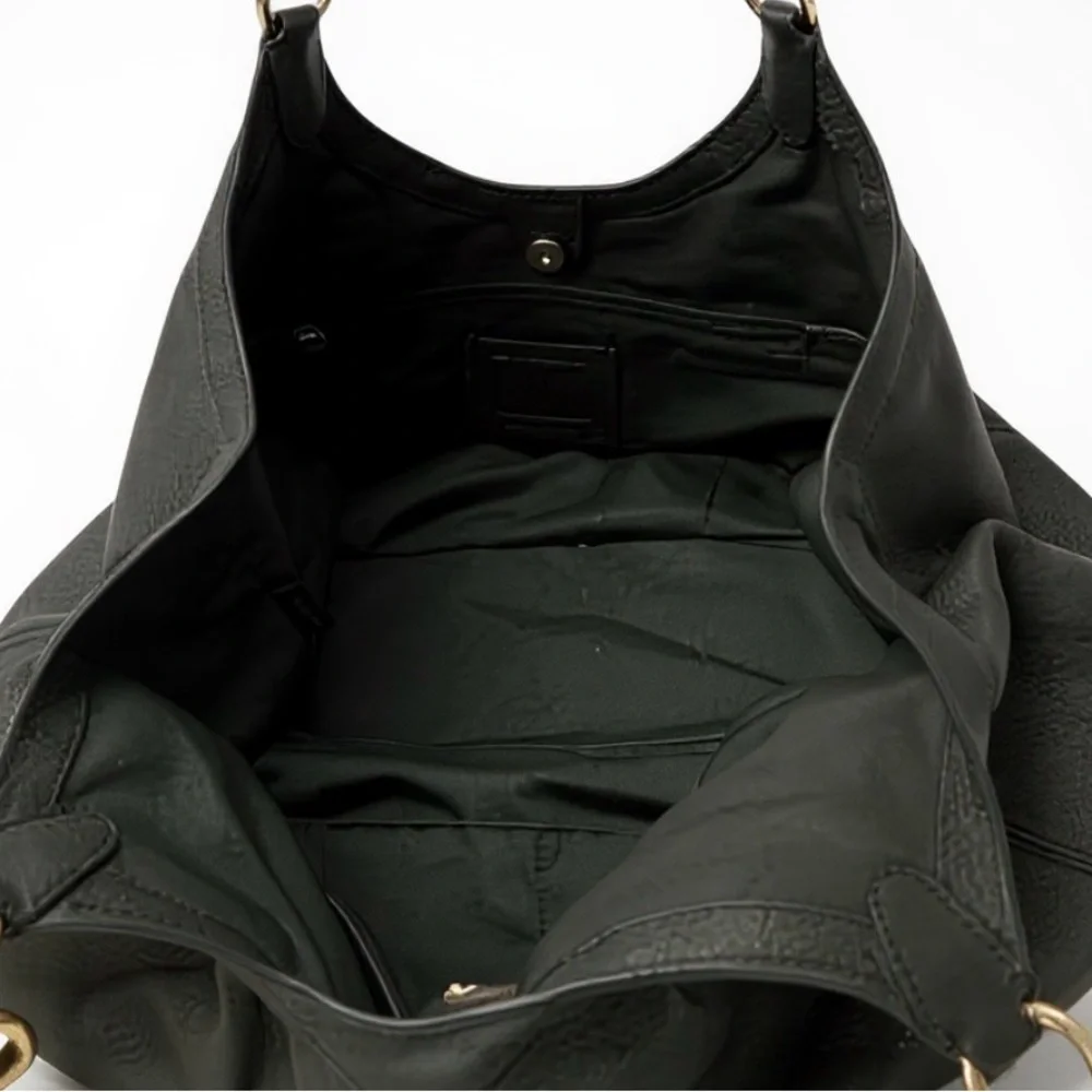 Coach Lily Black Leather Shoulder Bag