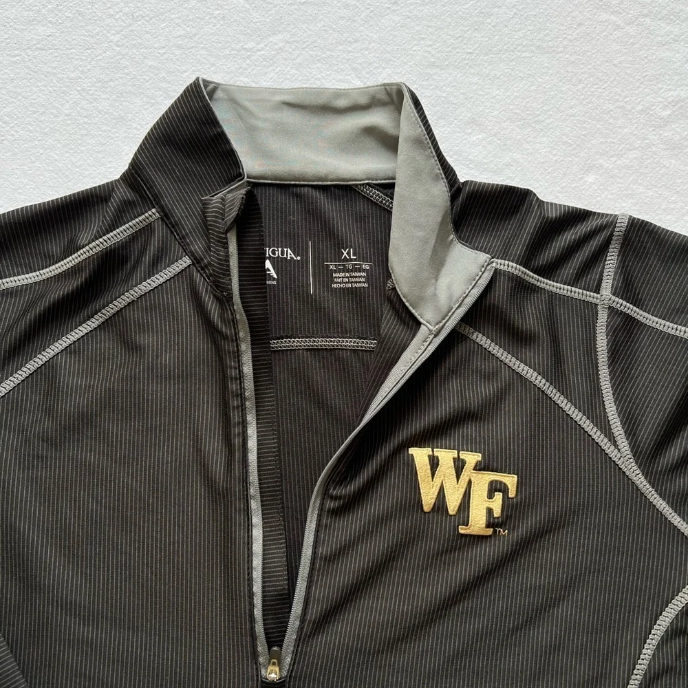 Antigua Wake Forest Demon Decons Men’s Long Sleeve Quarter Zip Pullover