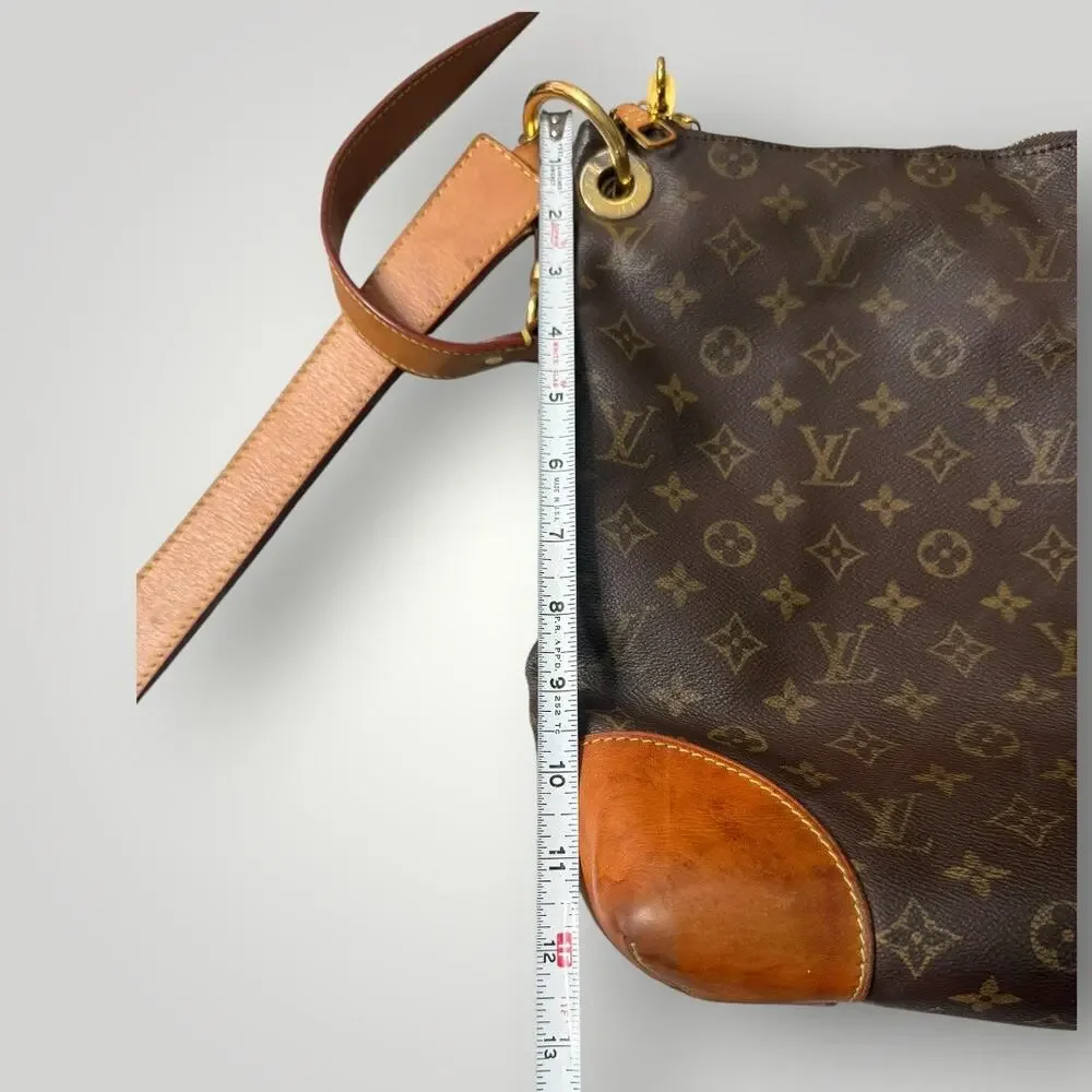 Louis Vuitton Berri PM Shoulder Bag Brown Monogram Canvas