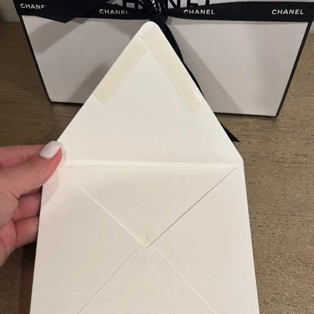 Chanel Gift Box with Cards