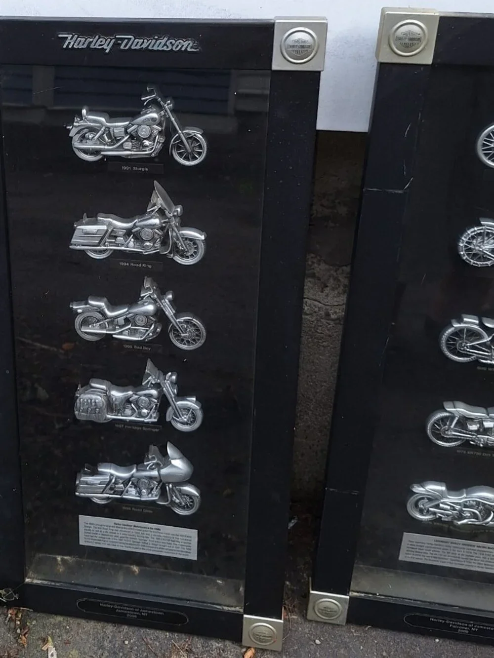 harley davidson shadow box dealership display edison Three 1990s-2008