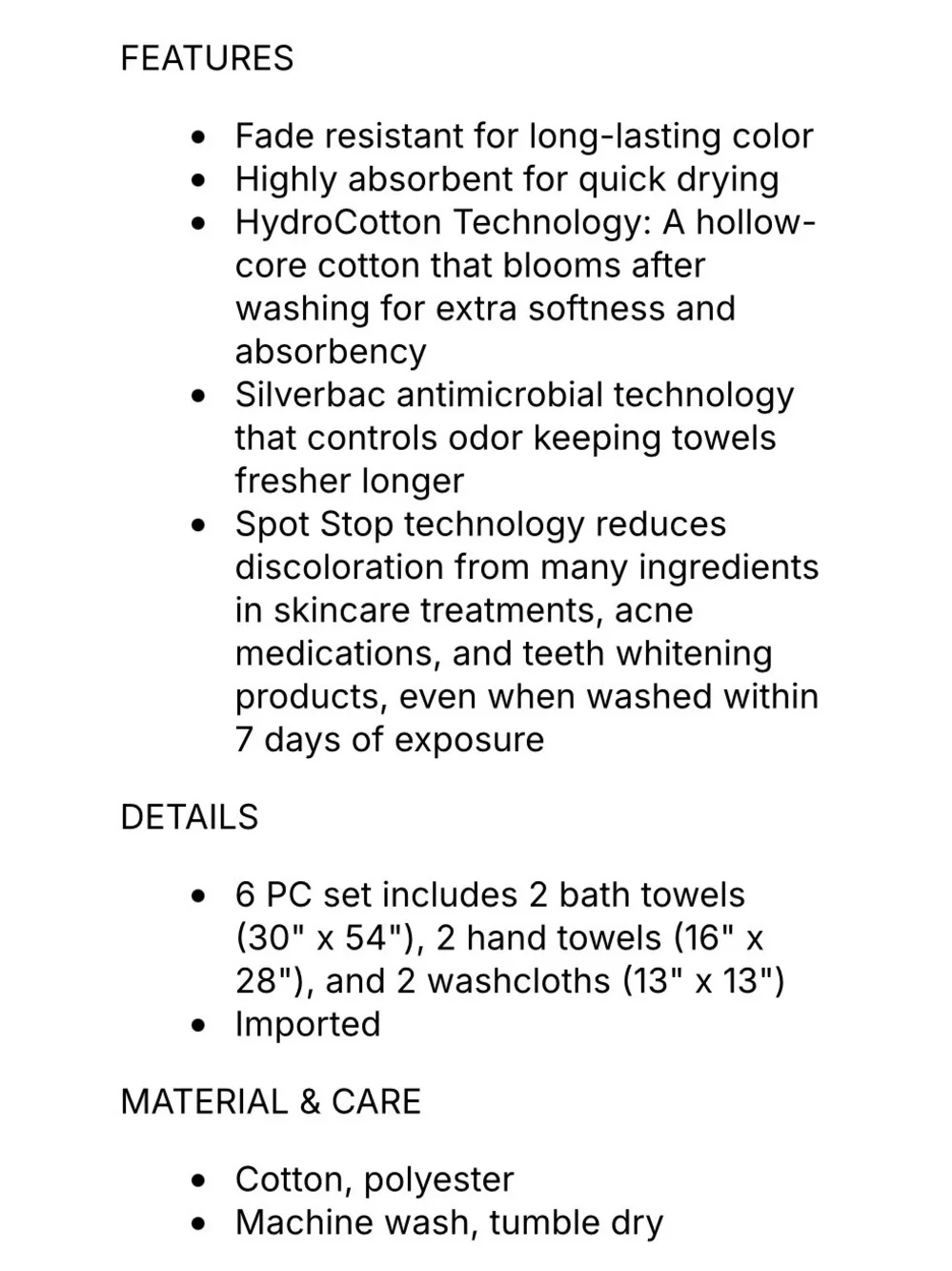 Bath Towel Set - Soft Absorbent Towels