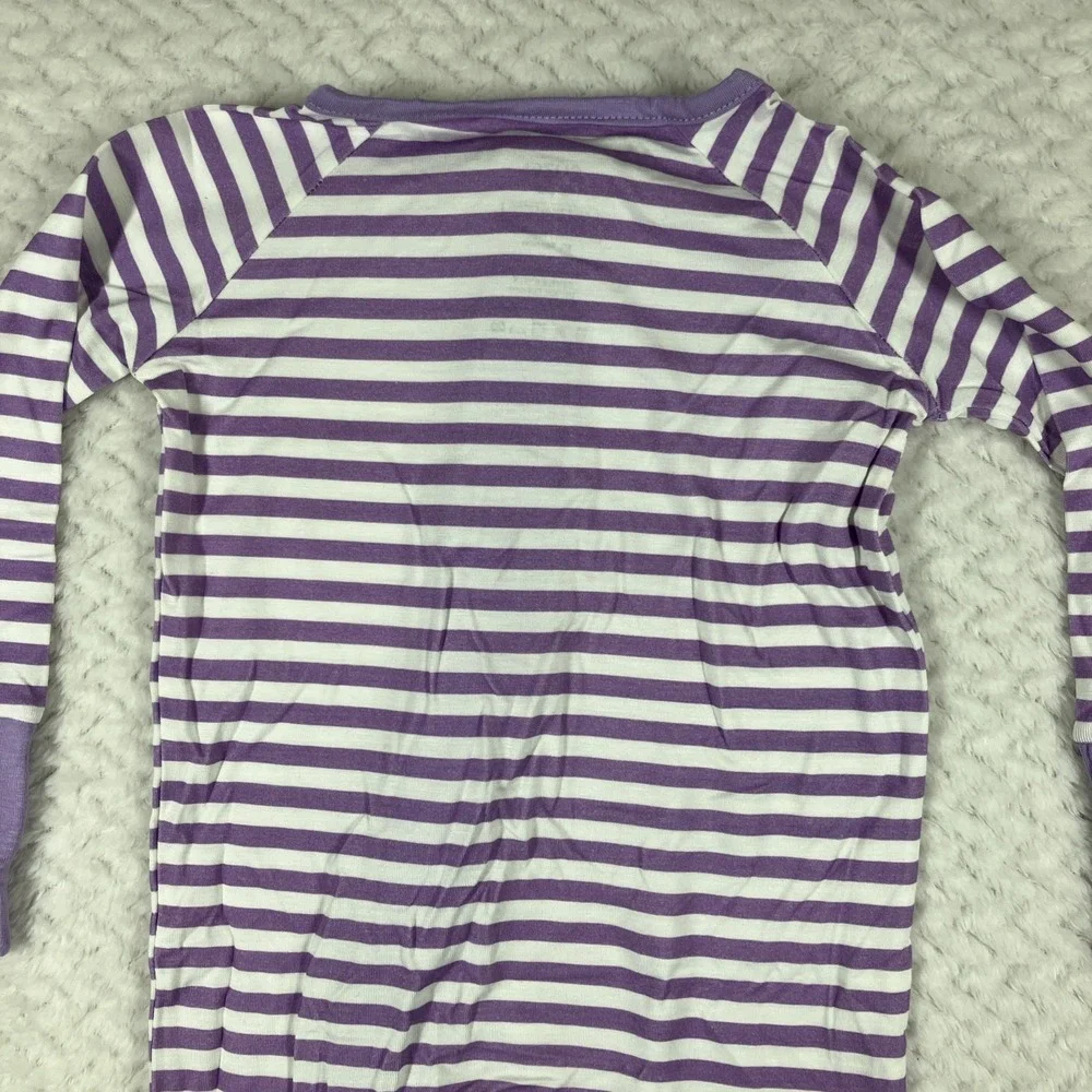 NWOT Suzel Bamboo Baby‎ Romper Purple Stripe 3-6M $23