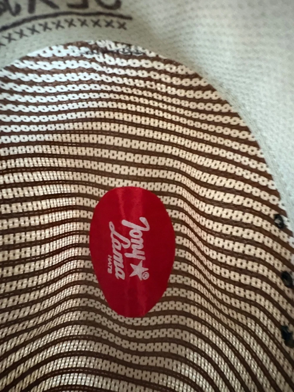 Tony Lama 25X Premium Striped Straw Cowboy Hat • Size 6 7/8  • NWOT