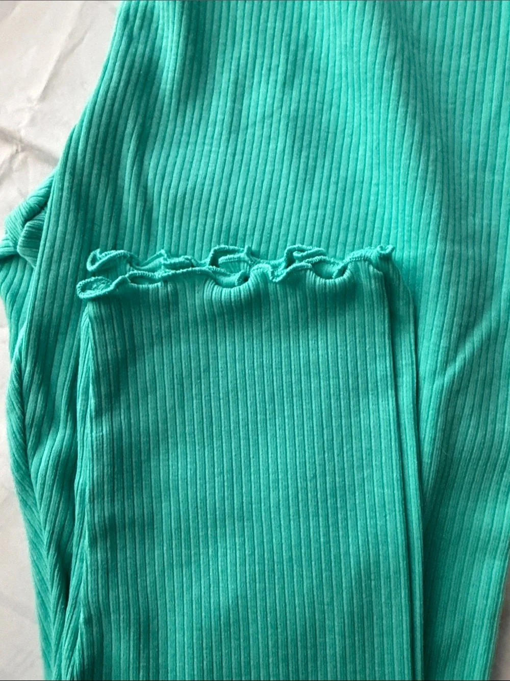 Old Navy Girls Leggings Set - Teal, Mint, Cream with Peace Sign Print
