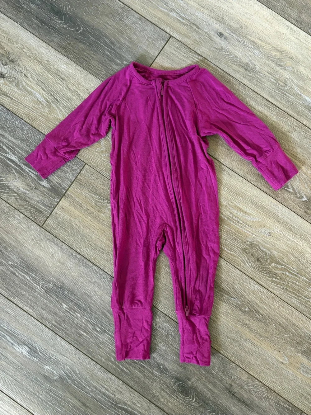 Shushu + Roo Bamboo Baby One-Piece Zippy Pajamas
