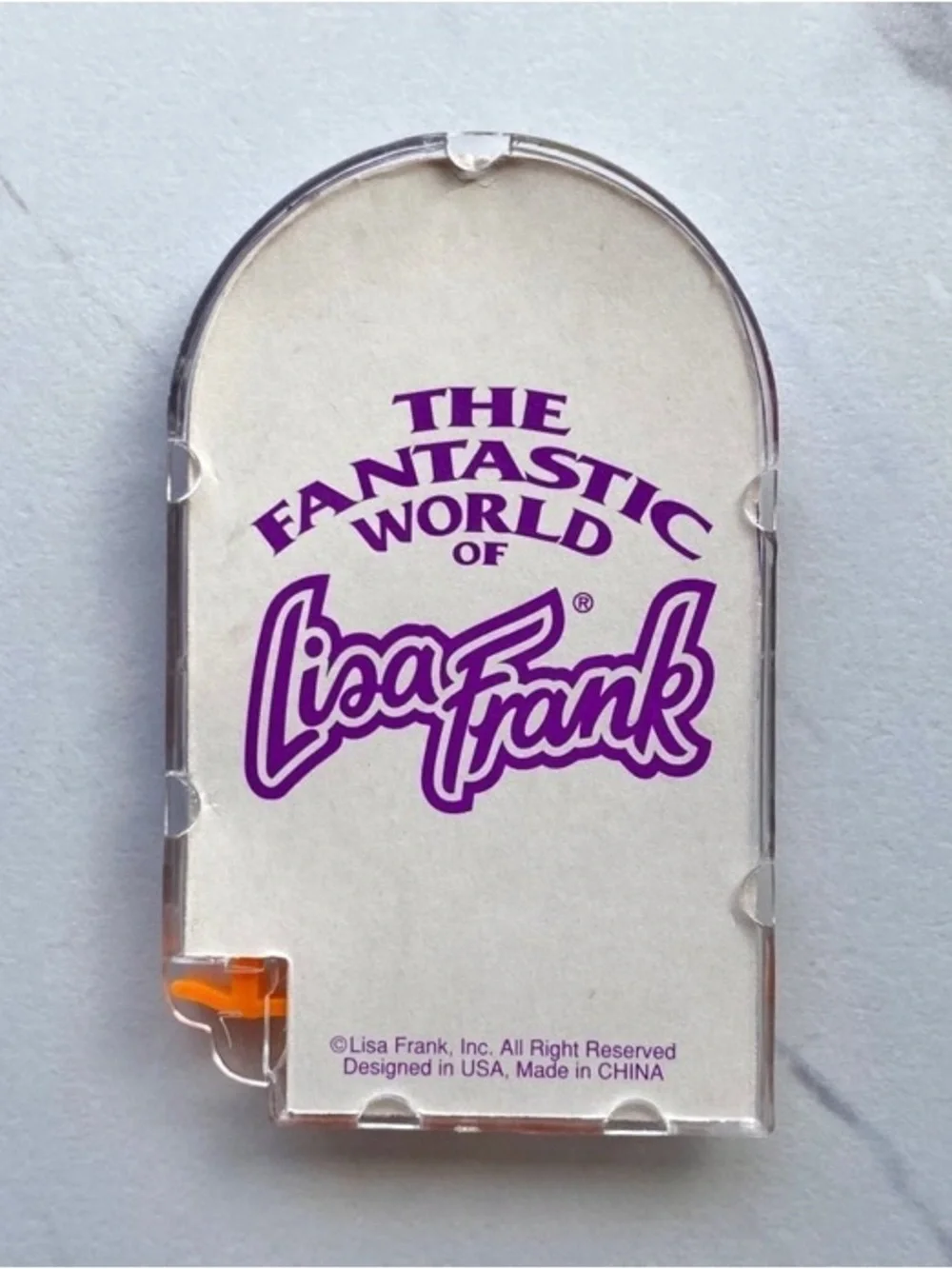 VTG Lisa Frank Markie unicorn mini pinball game