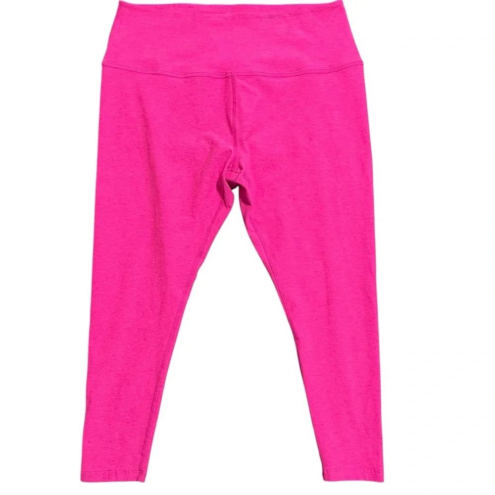 Beyond Yoga Spacedye Hot‎ Pink 23” Leggings Size 2X