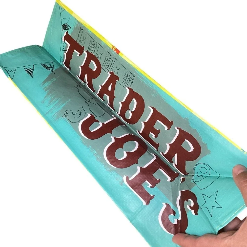 Trader Joes New Jersey Reusable Grocery Bag Tote Boardwalk Jukebox 6 Gallon NEW