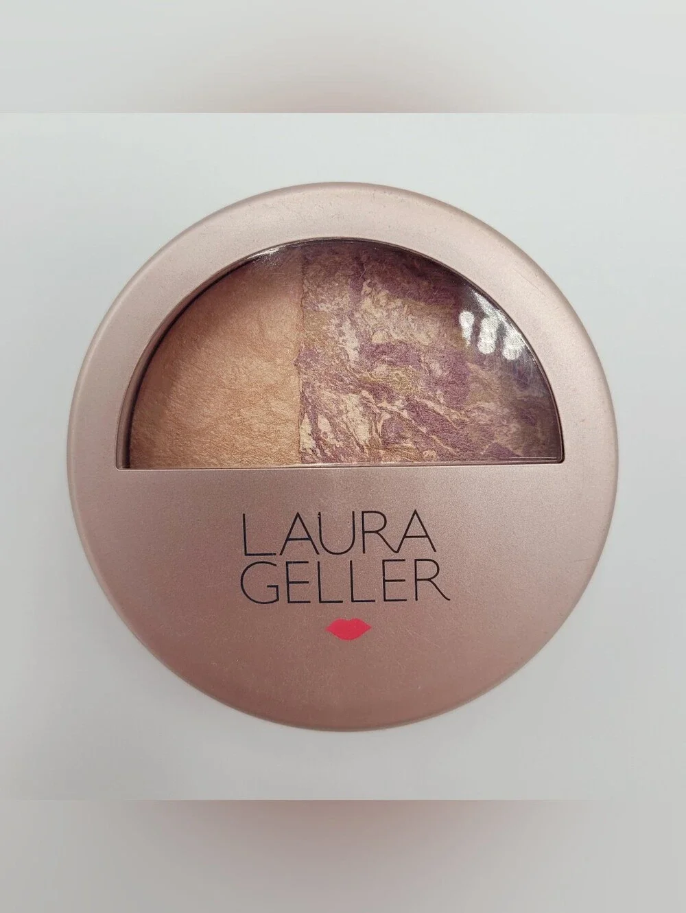 Laura Geller Baked Blush N Brighten Ethereal Rose / Sateen Subtle Berry 0.32 oz