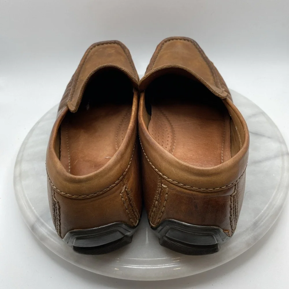 Alfani Leather Upper Extreme Comfort Loafers‎ Driver Moccasin Brown Men's 11M