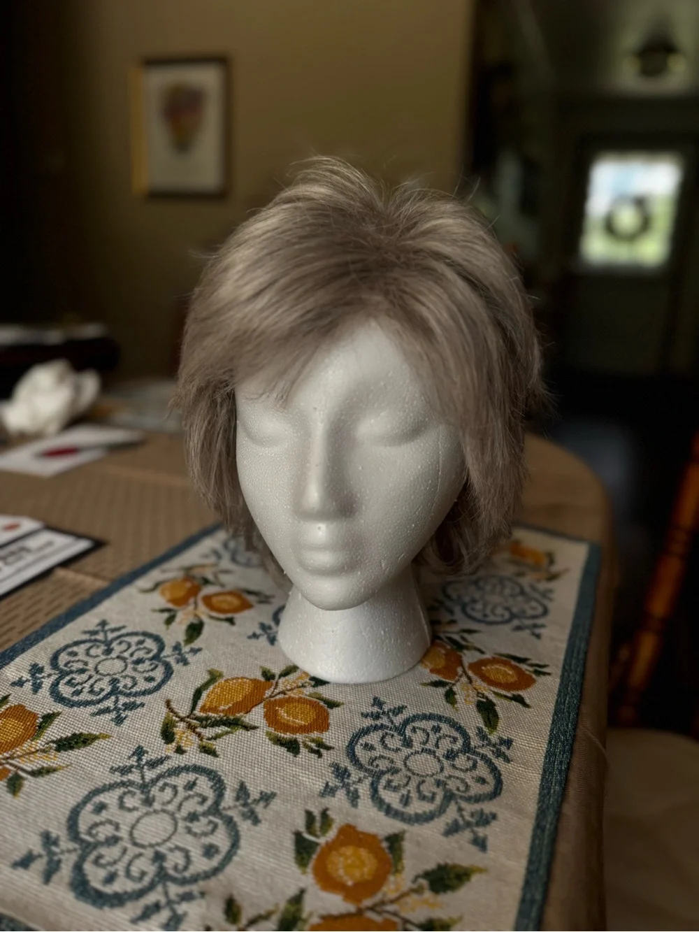 Paula Young Short Layered Synthetic Wig in Silver - Color 56 - Medium/Average