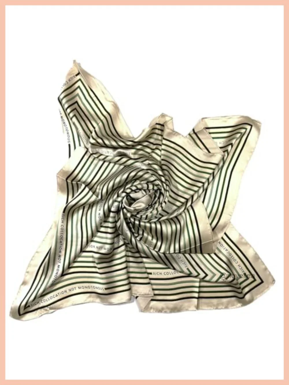 35x35 Square Satin Scarf - Large Fashion Scarf