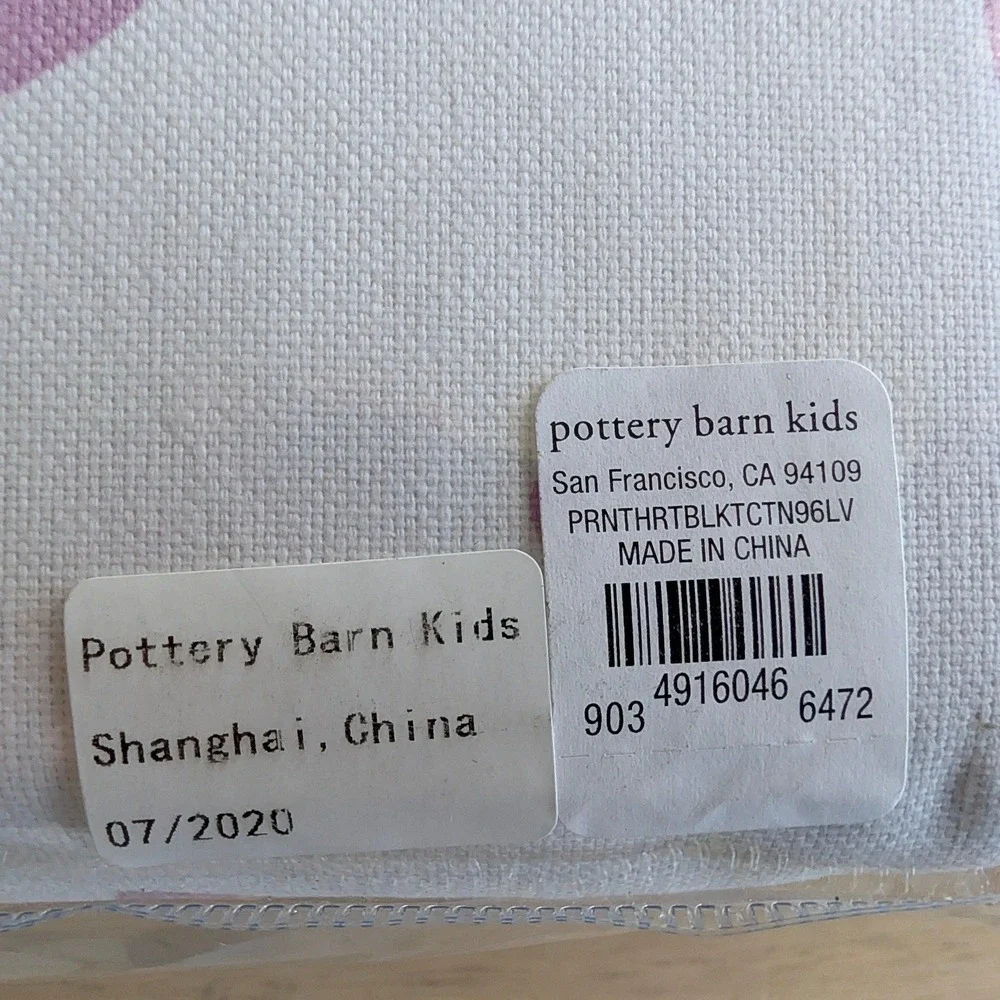 Pottery Barn Kids Printed Hearts‎ Blackout Curtain 96