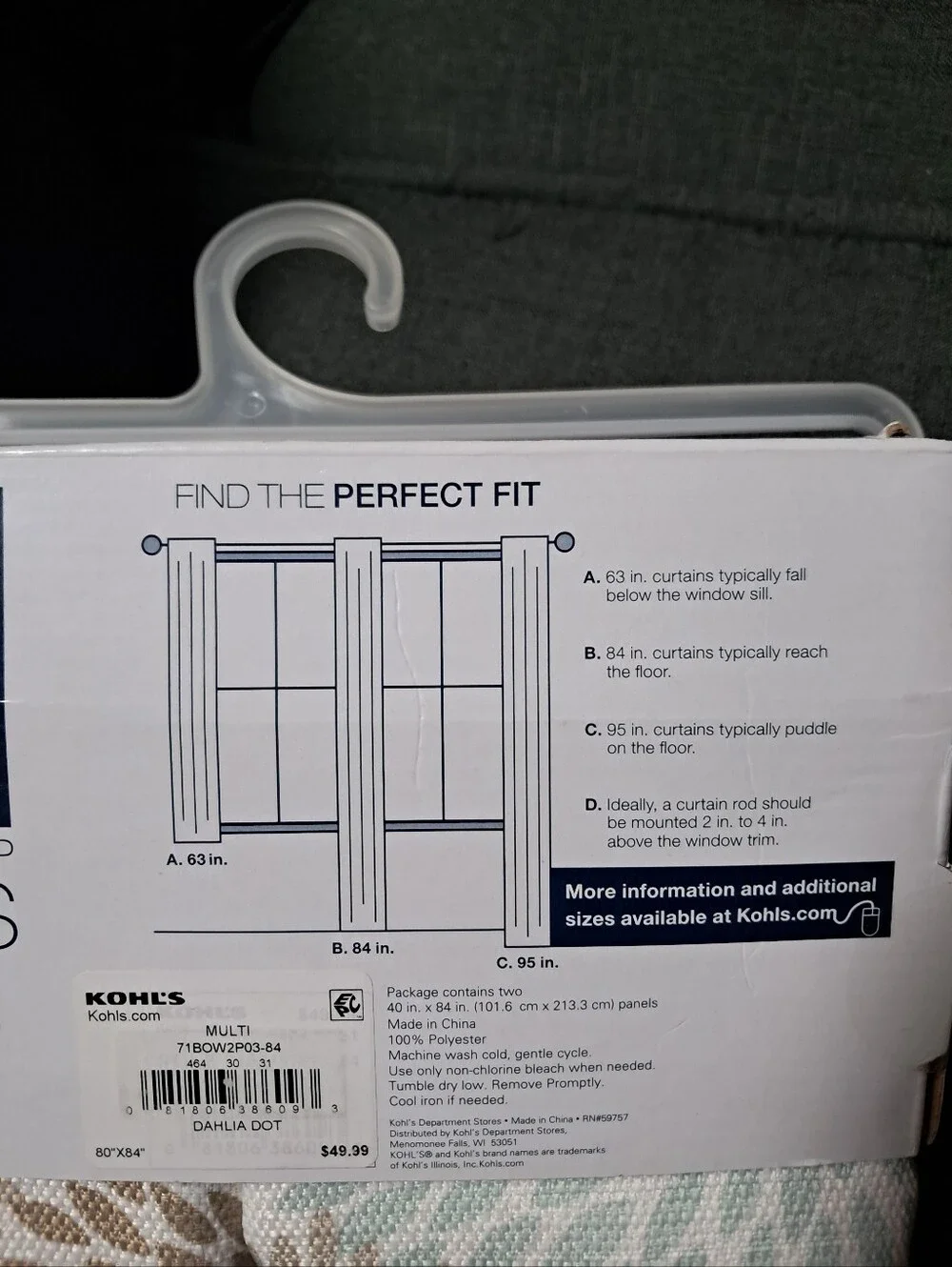 The Big One Grommet Top Pannels Window Curtains Dahlia Dot 80