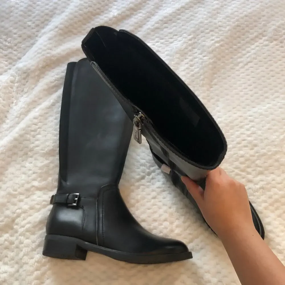 Blondo Evie Black Waterproof Knee-High Boots