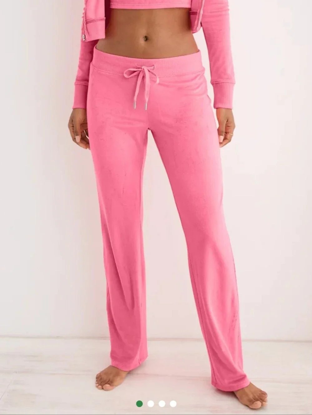 Aerie‎ Dreamy Velour Pants Size Large Bright Hot Pink