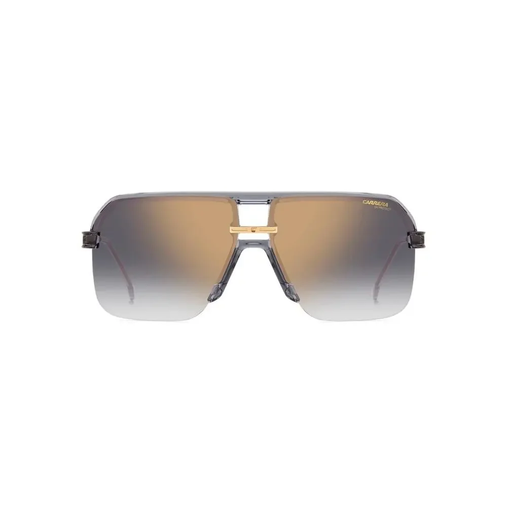 NEW!!! Carrera 1066/S KB7FQ Men's Shield Sunglasses in Brown and Gold Authentic