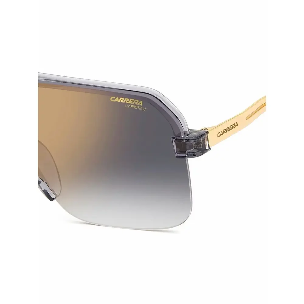 NEW!!! Carrera 1066/S KB7FQ Men's Shield Sunglasses in Brown and Gold Authentic