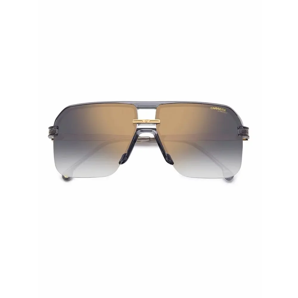 NEW!!! Carrera 1066/S KB7FQ Men's Shield Sunglasses in Brown and Gold Authentic