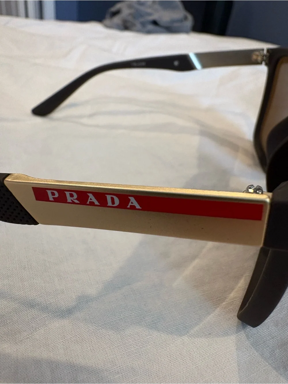 Prada Brown Linea Rossa Sunglasses