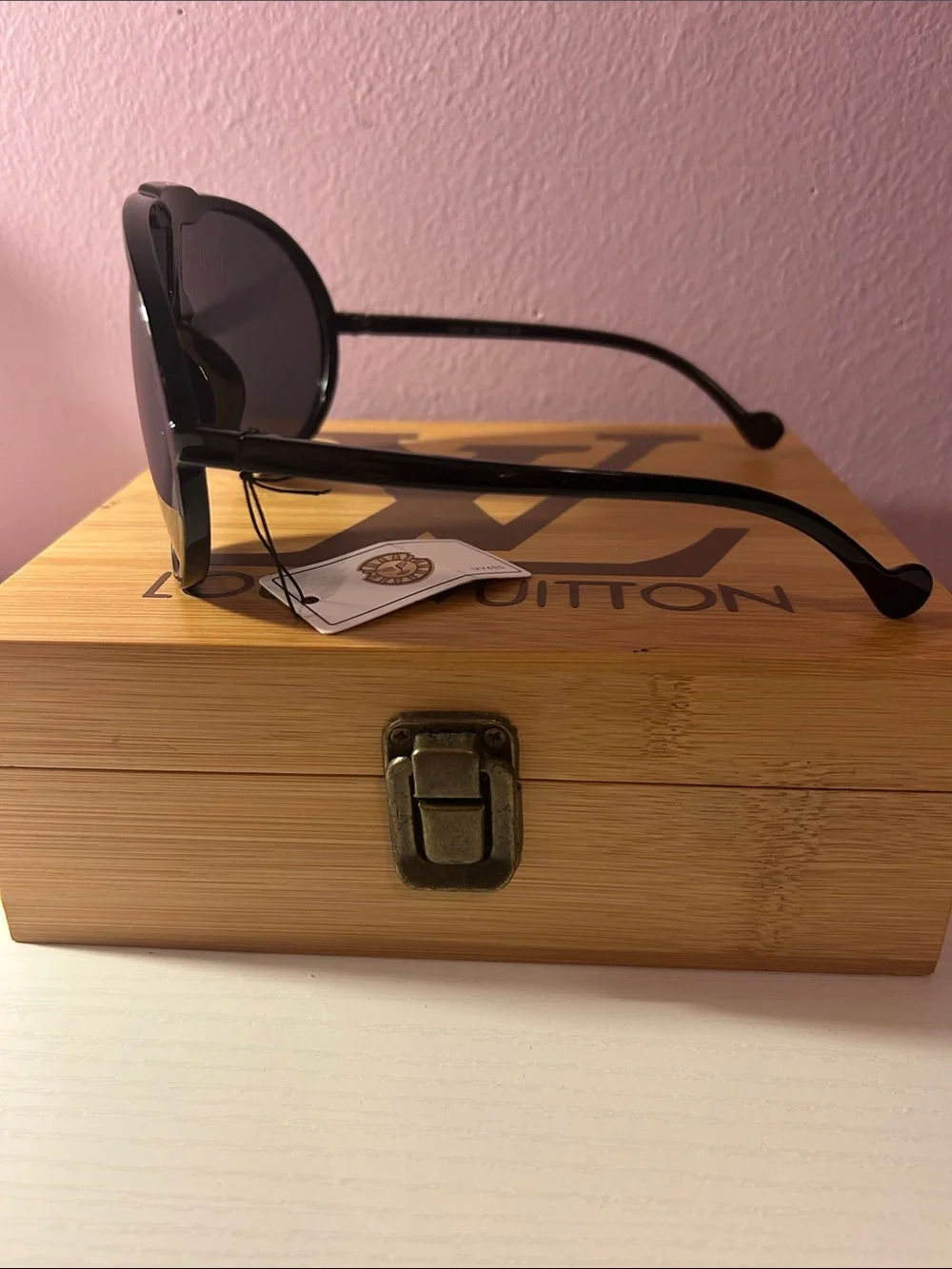 Black Oversized Men's Shield Sunglasses