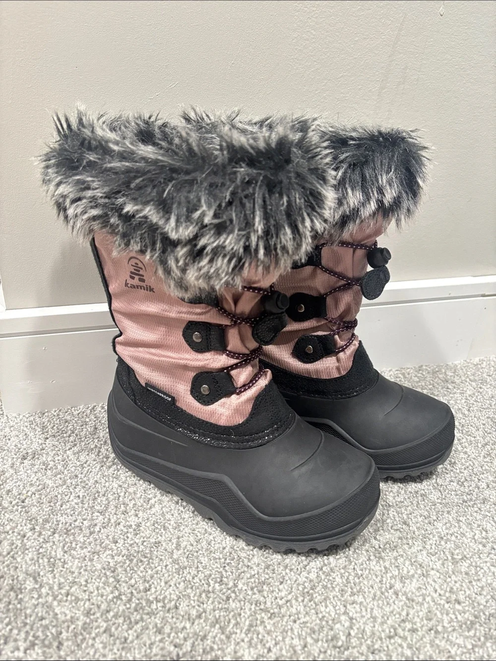 Kids Fur-Lined Winter Boots