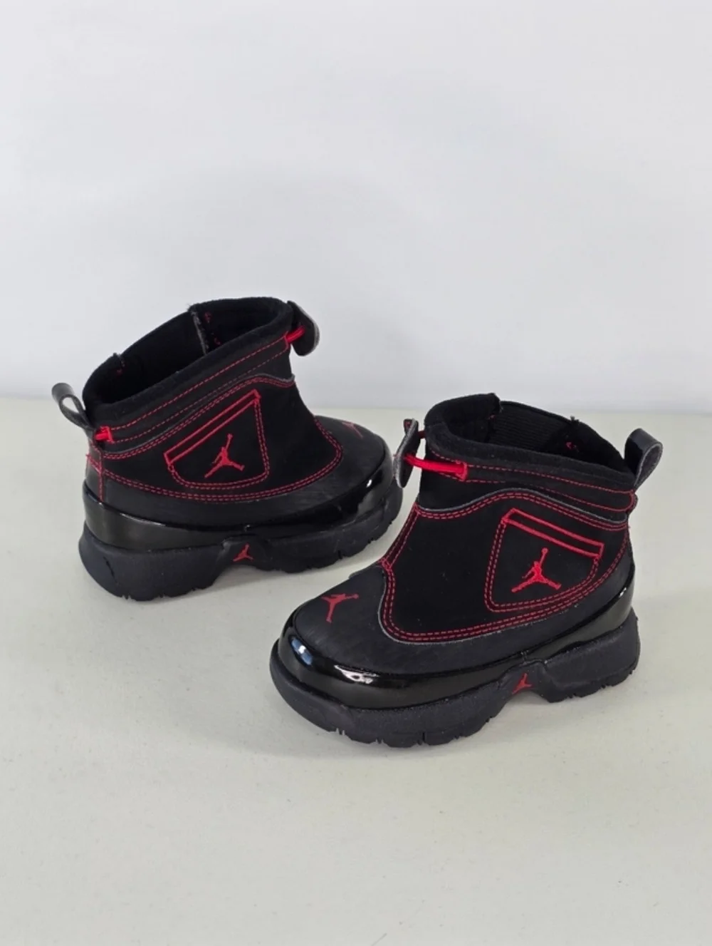 Jordan Toddler Boots Black Red Retro Jumpman Size Unisex Size 6
