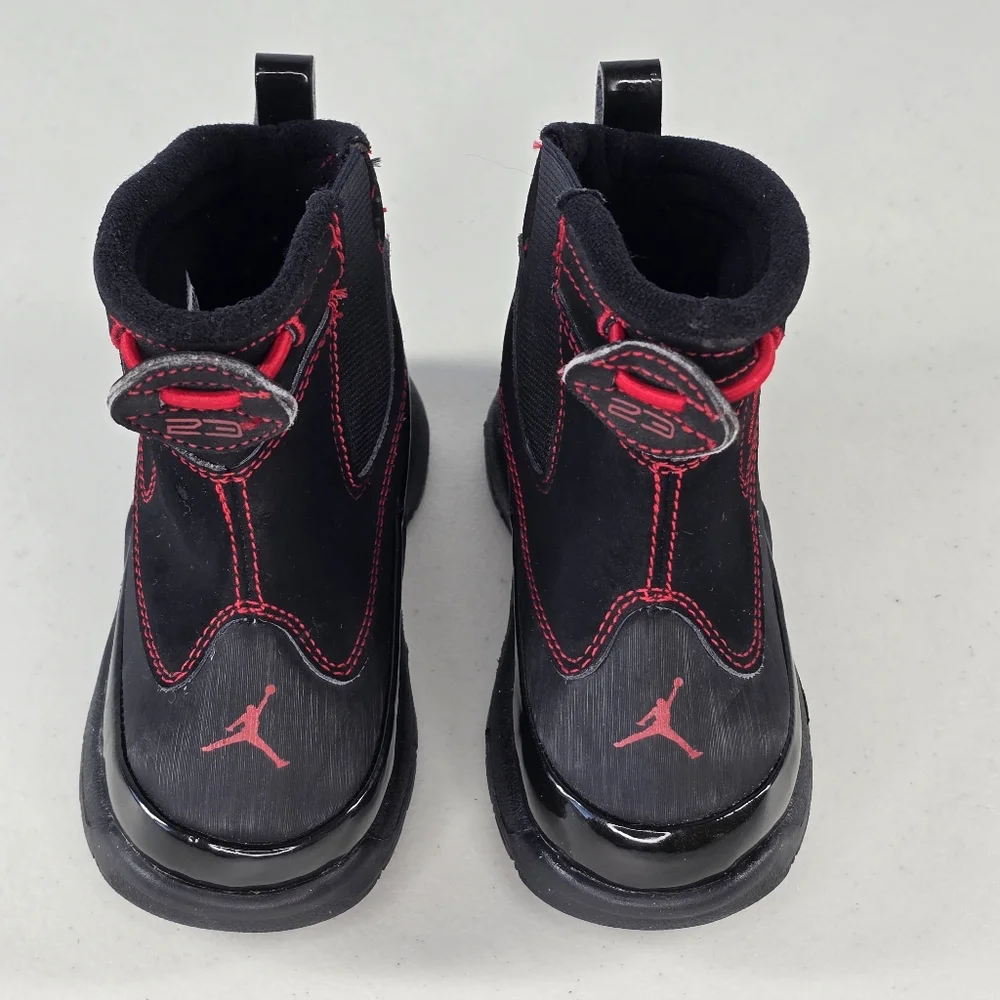 Jordan Toddler Boots Black Red Retro Jumpman Size Unisex Size 6