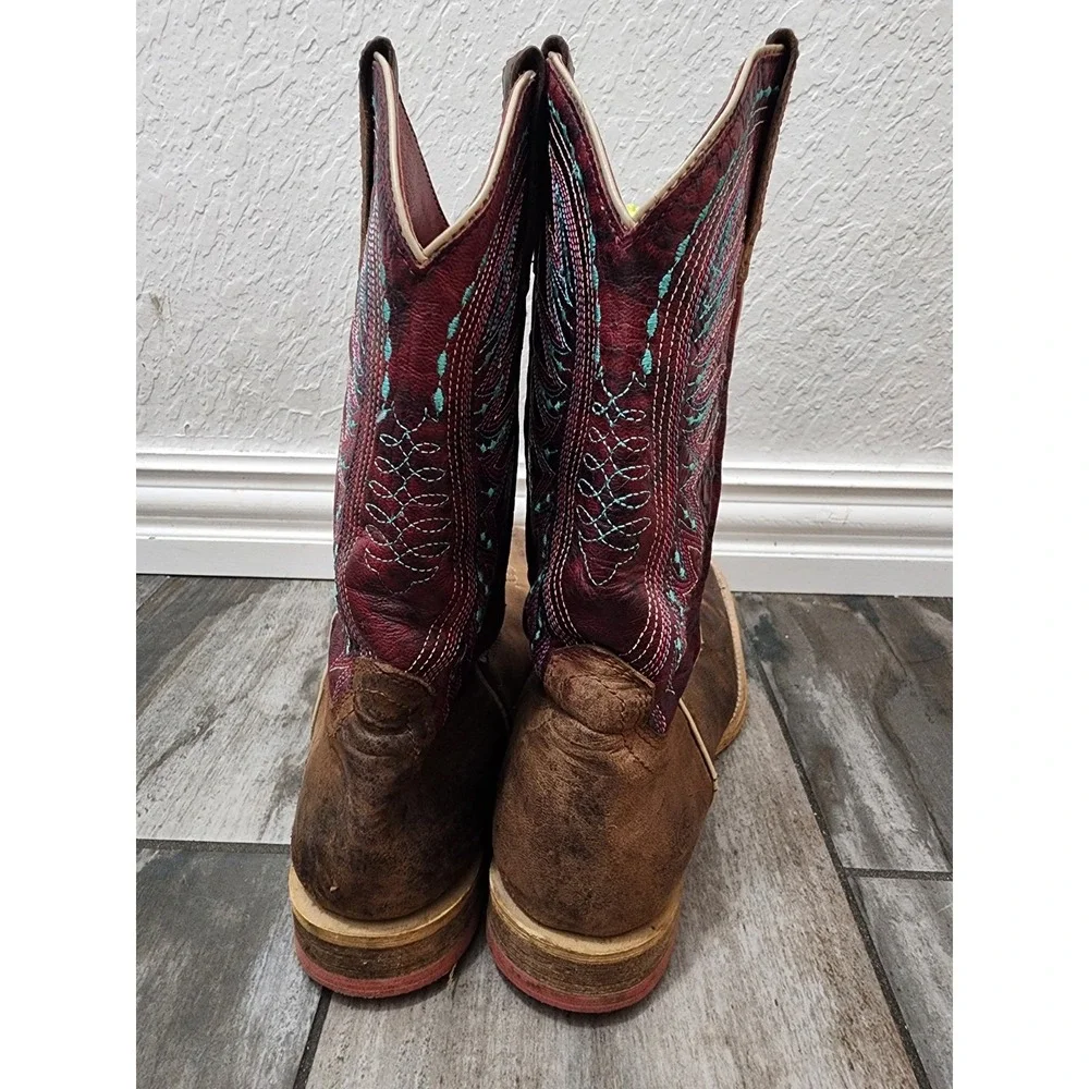 Ariat Kids Size 5 Brown Multicolored Vaquera Cowboy Western Boots  10023071