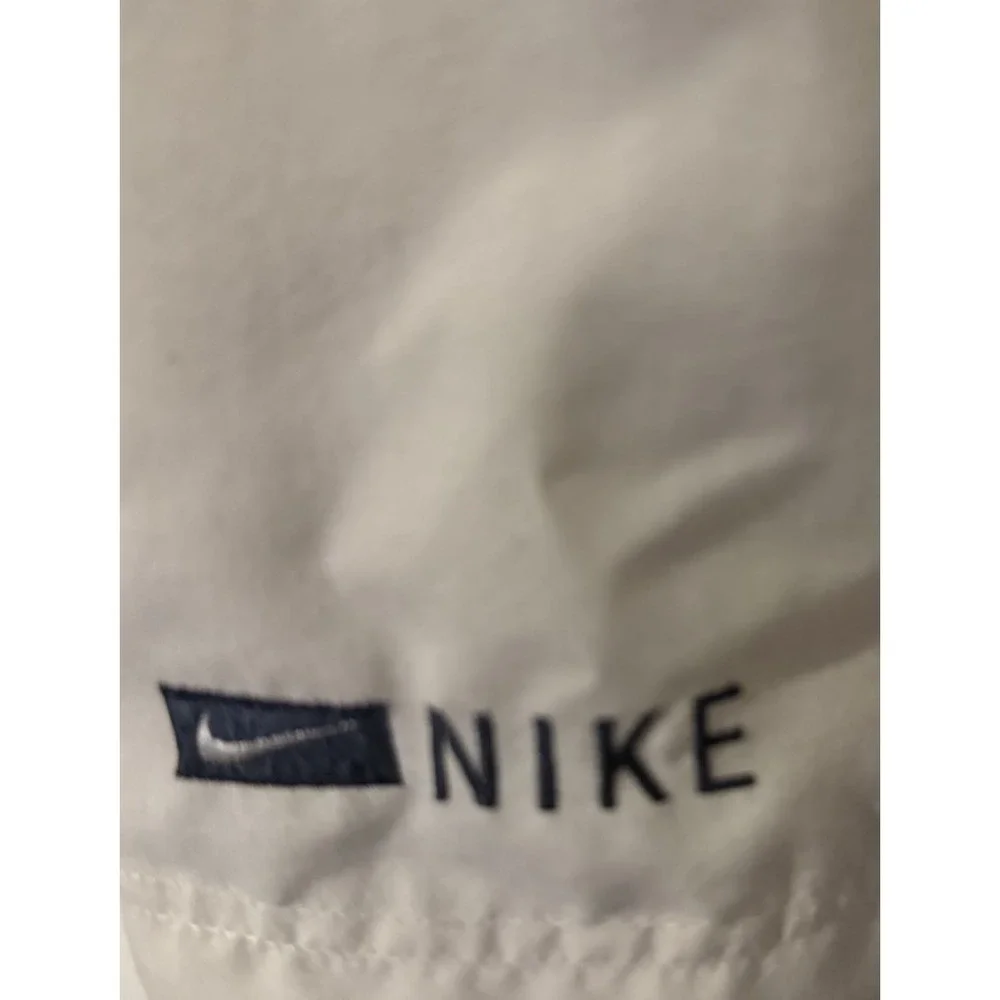 Nike F8 FGE Vintage Women's 90's Full Zip Track Hooded Windrunner Jacket Cream
