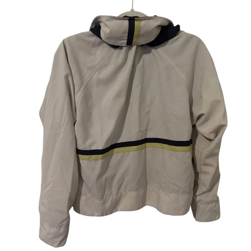 Nike F8 FGE Vintage Women's 90's Full Zip Track Hooded Windrunner Jacket Cream
