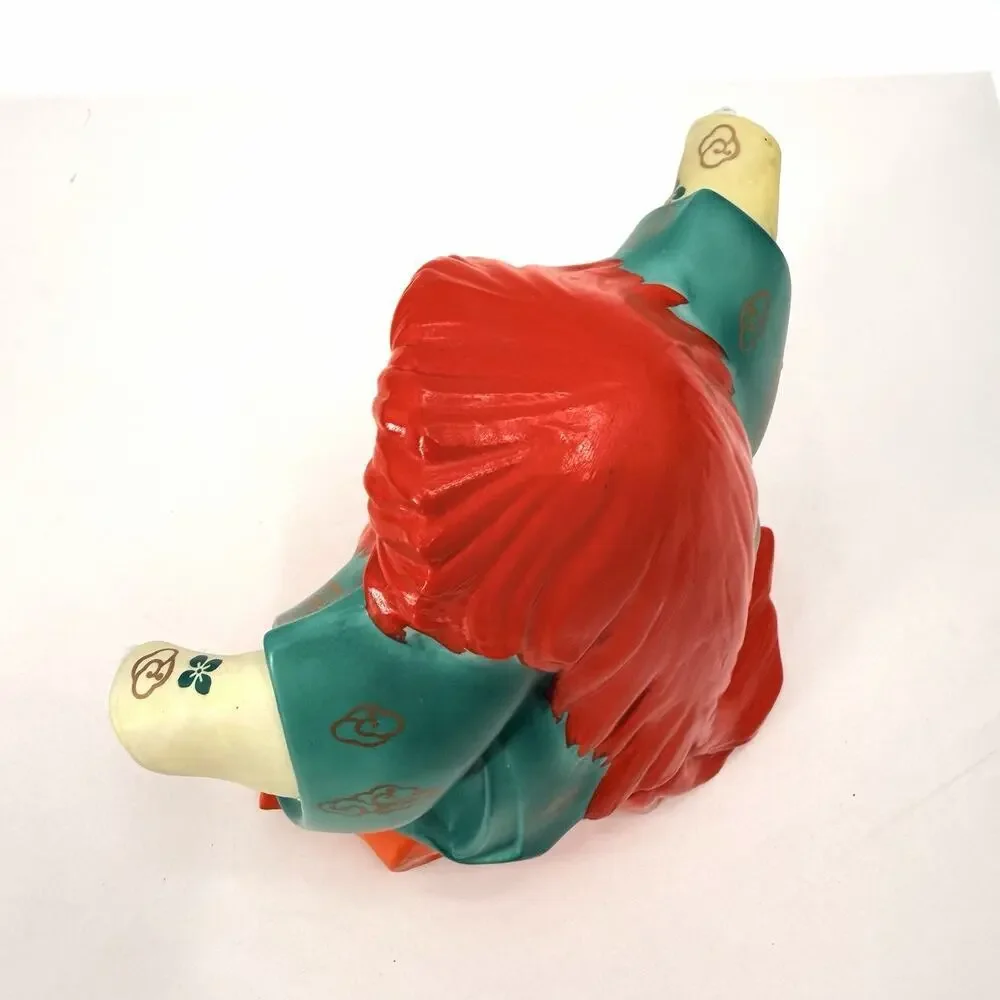 Vintage 1970s House of Koshu Sake Samurai Warrior Decanter EMPTY Bar Decor