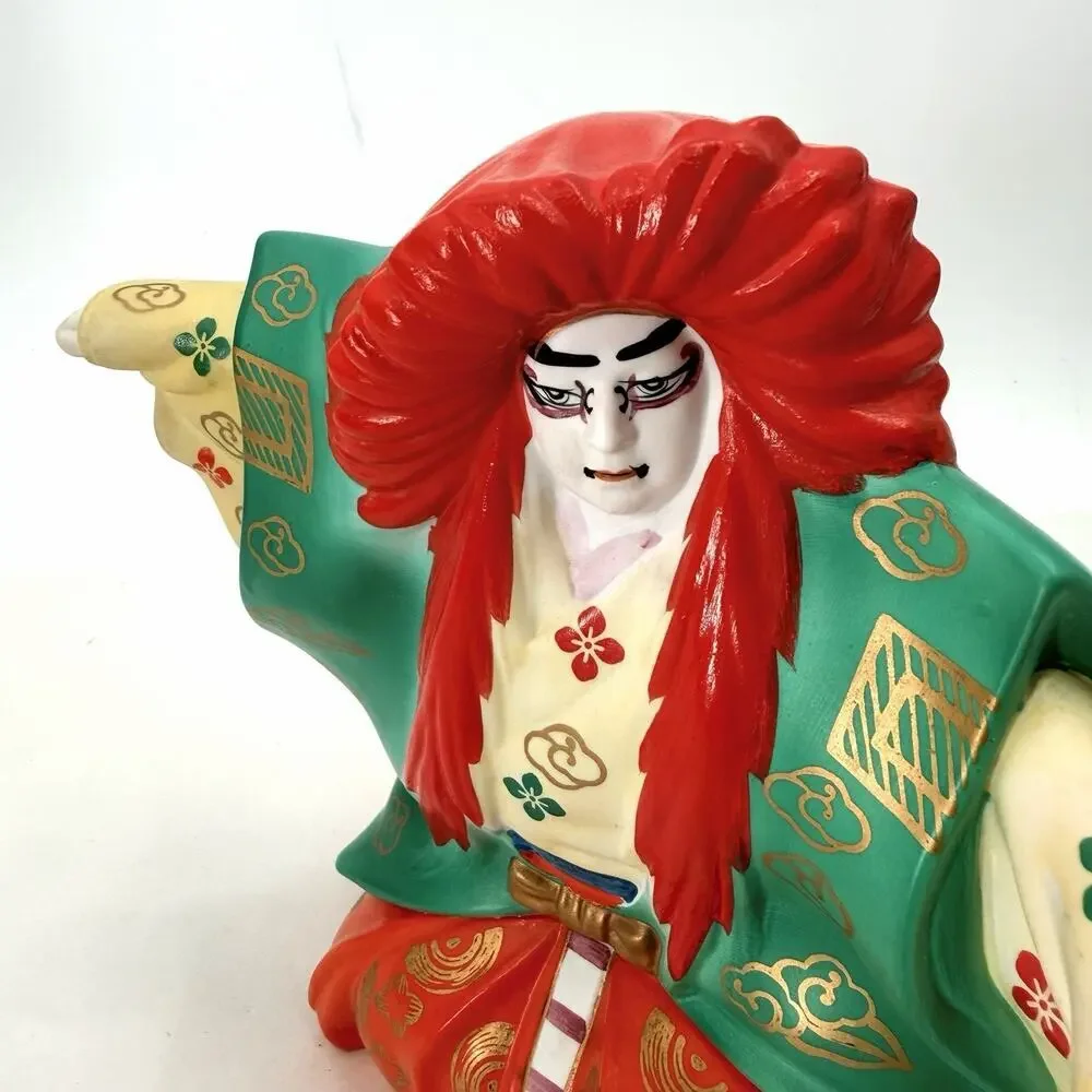 Vintage 1970s House of Koshu Sake Samurai Warrior Decanter EMPTY Bar Decor