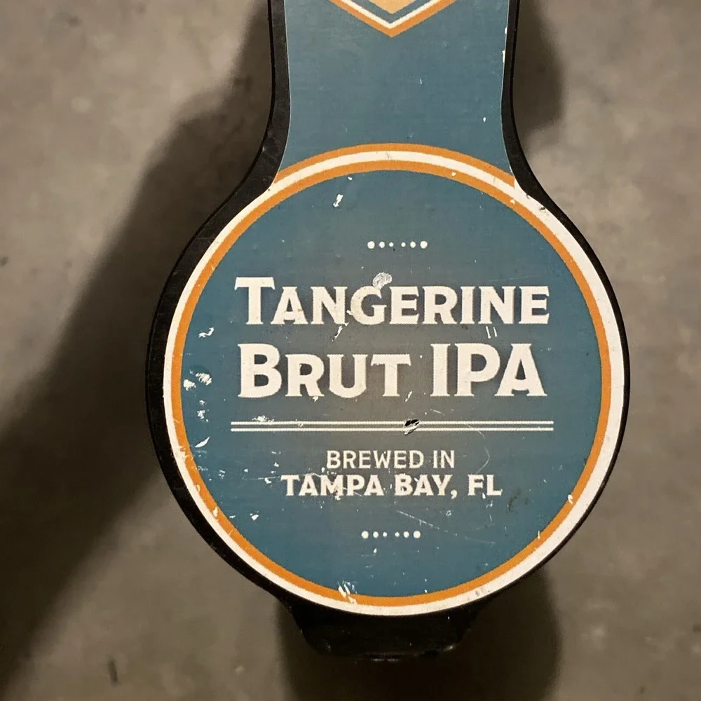 Big Storm Brewing Co. Bro Mosa Tangerine Brut IPA Tap Handle