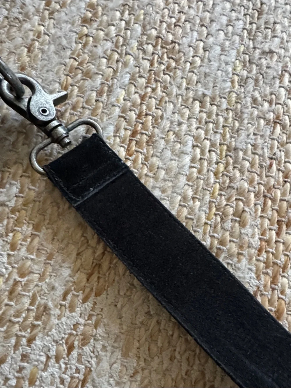 We The Free Shimmery Silver Crescent Shoulder Bag
