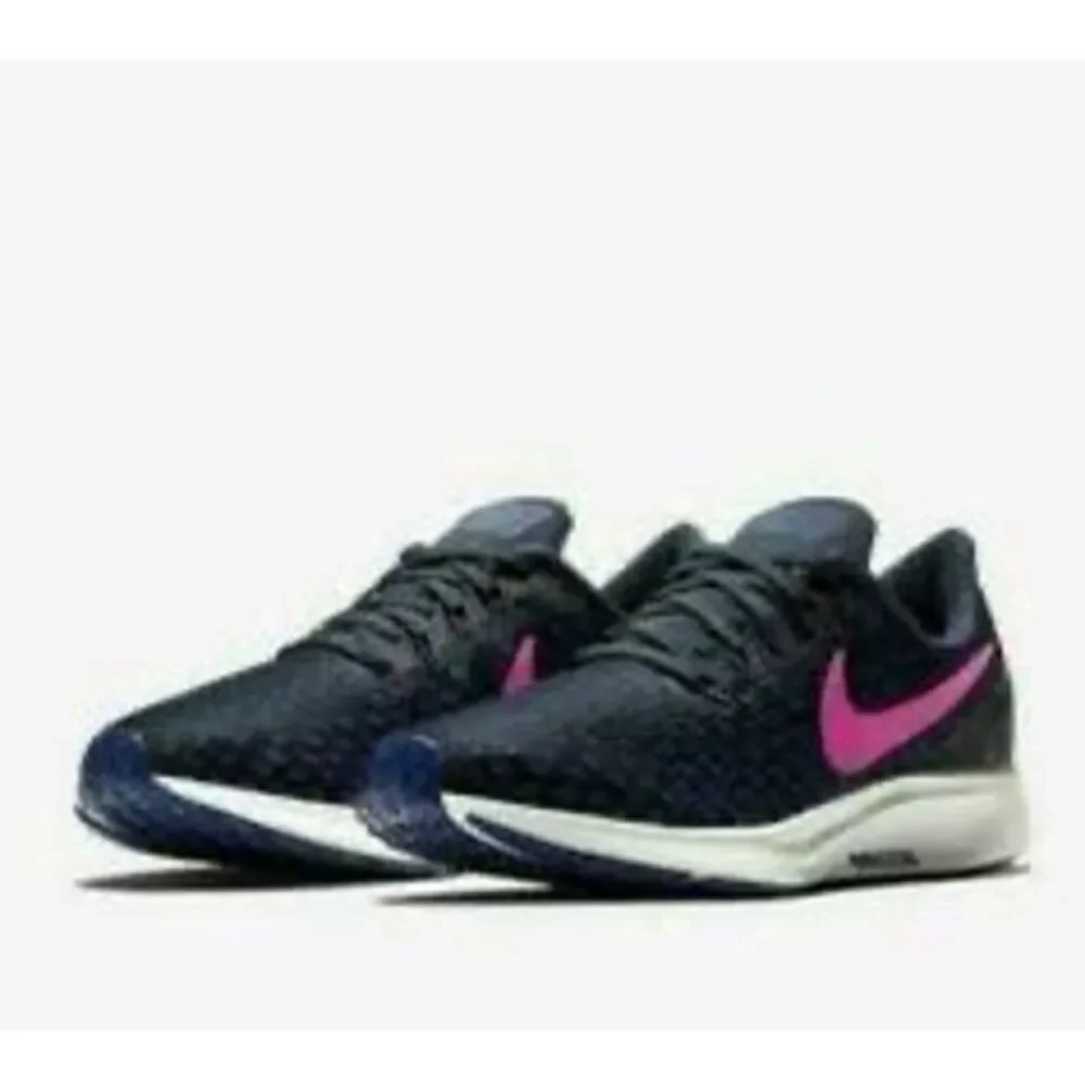 Nike Women's Size 9 Air Zoom Pegasus Running Shoes Blue Pink Swoosh Lightweight
