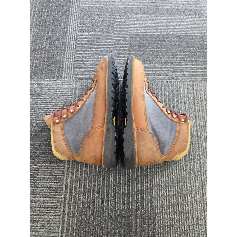 Danner Ridge Tan Gray Leather Gore-Tex Hiking Boots Men's US Size 10 EE