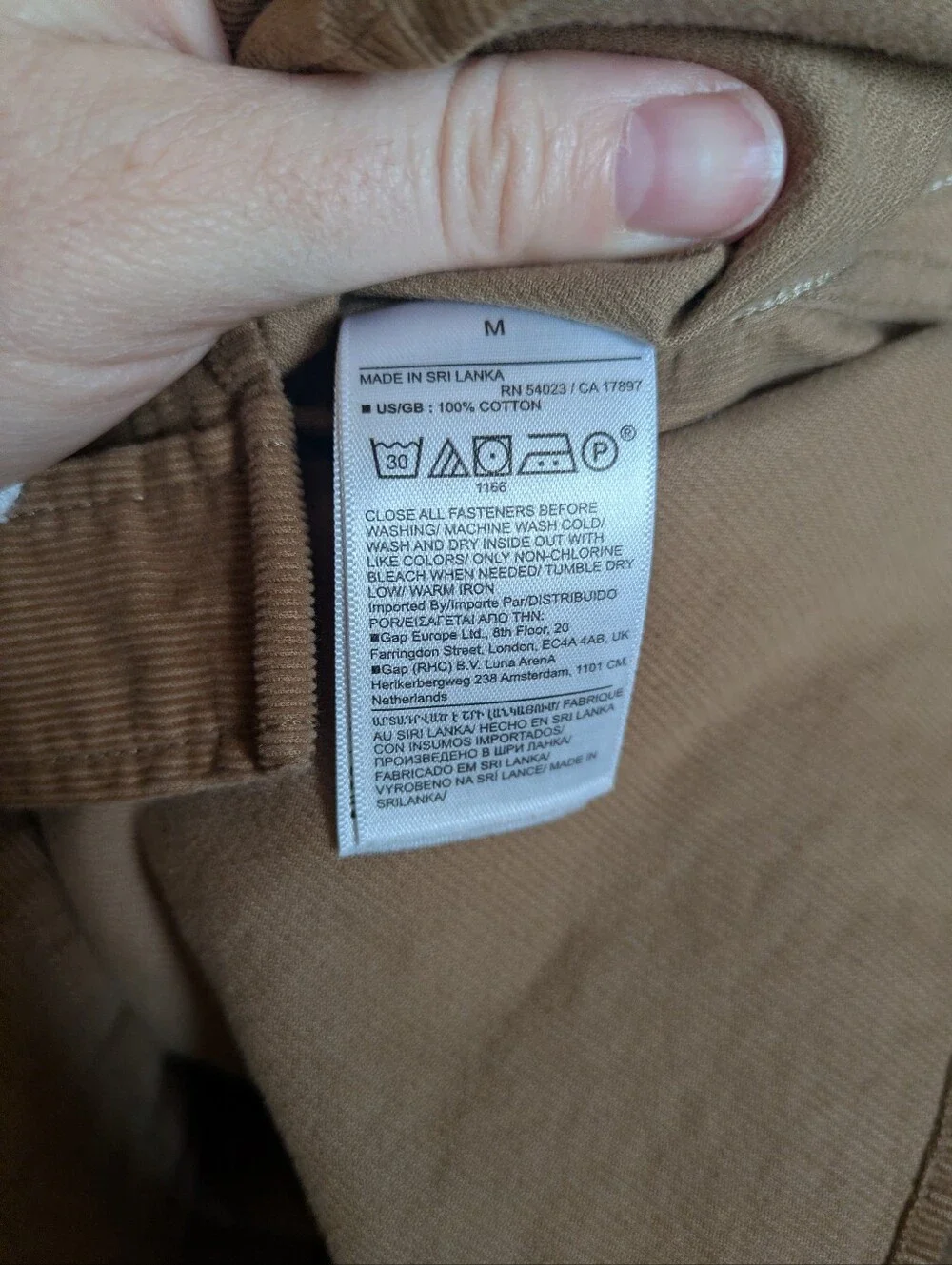 Banana Republic Standard Fit Lightweight Corduroy Shirt