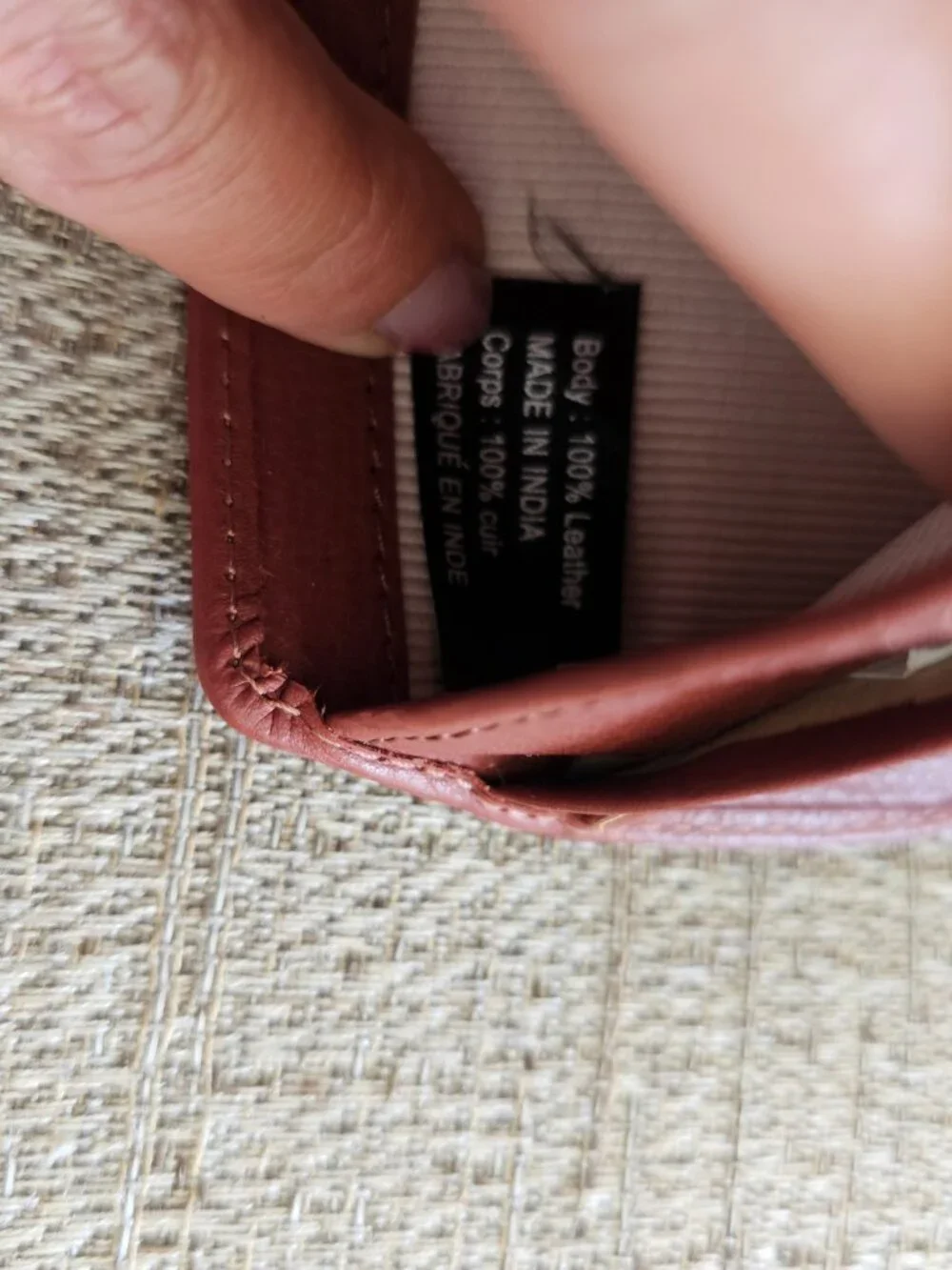 Margot New York Gina Compact Wallet – Genuine Chestnut Brown Leather  – NWT $85