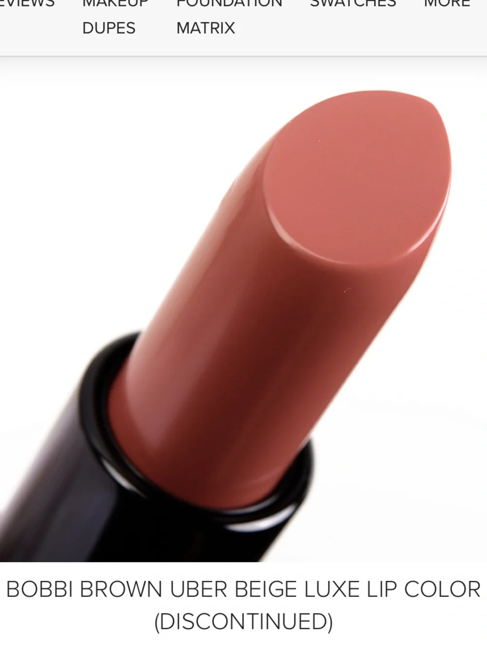 Bobbi Brown Creamy Lipstick — Hydrating  luxury,( Almost Bare Shade) travel size