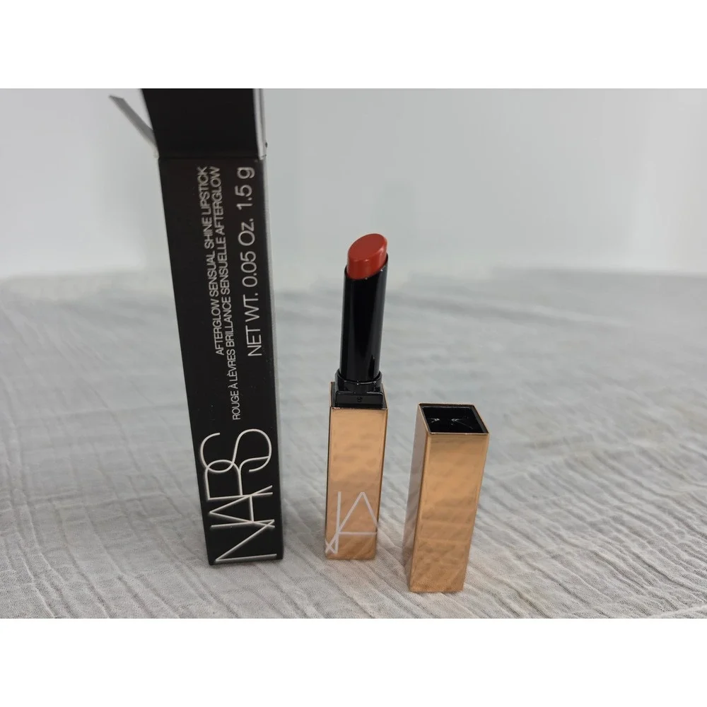 NARS Afterglow Sensual Shine Lipstick Rose Gold Case 0.05 Oz 1.5g